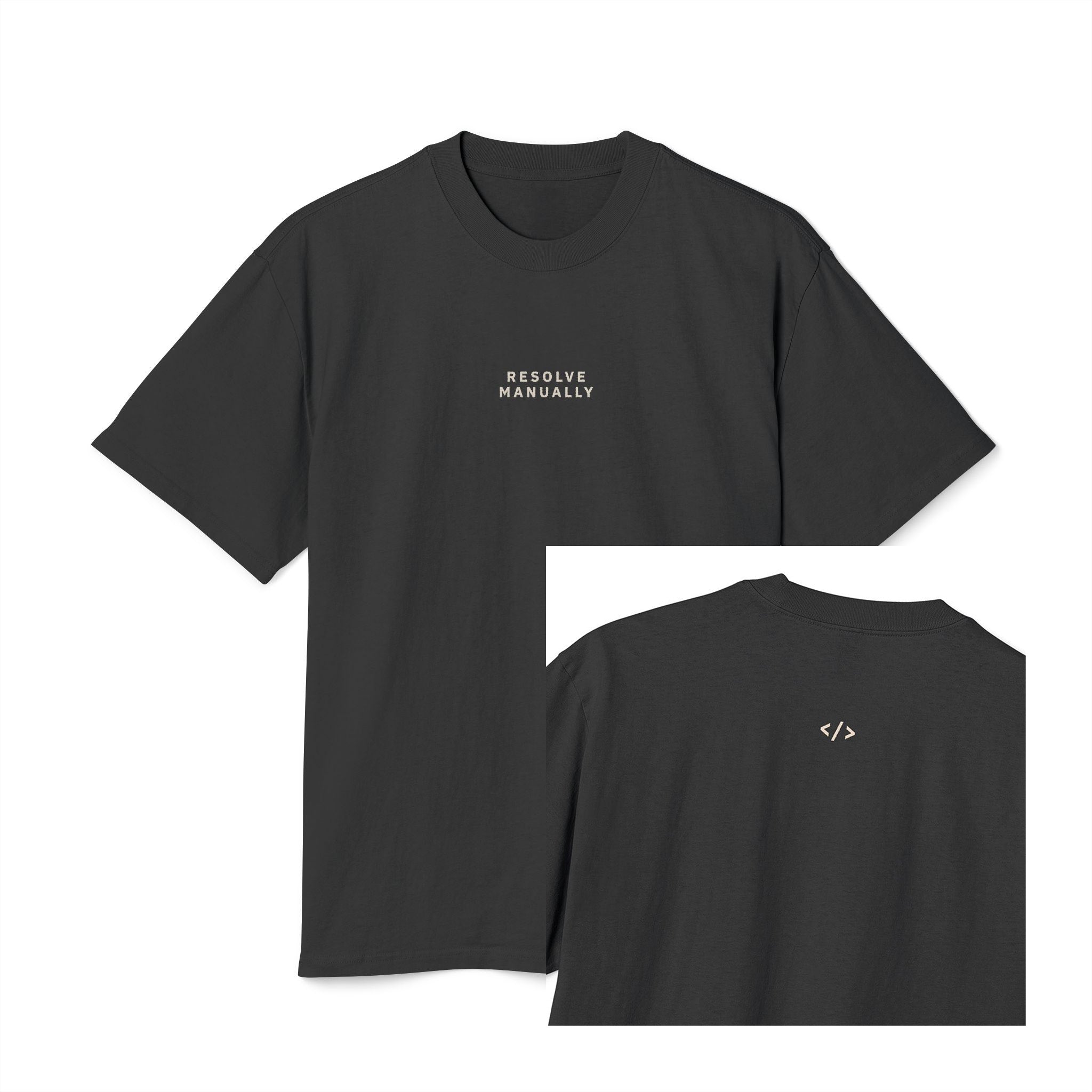 Resolve Manually Tee