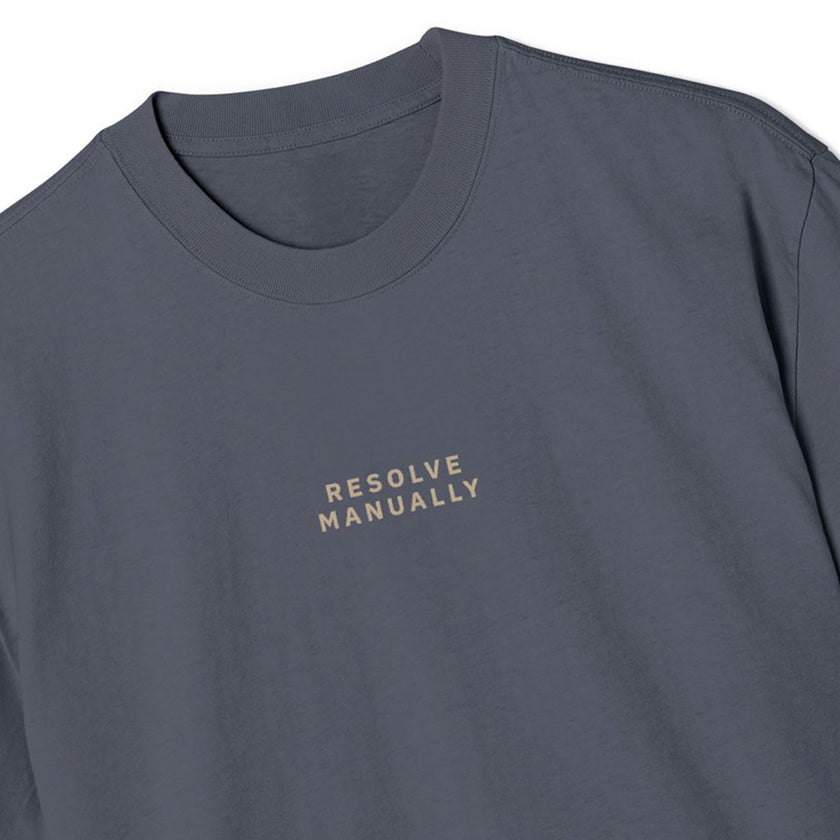 Resolve Manually Tee