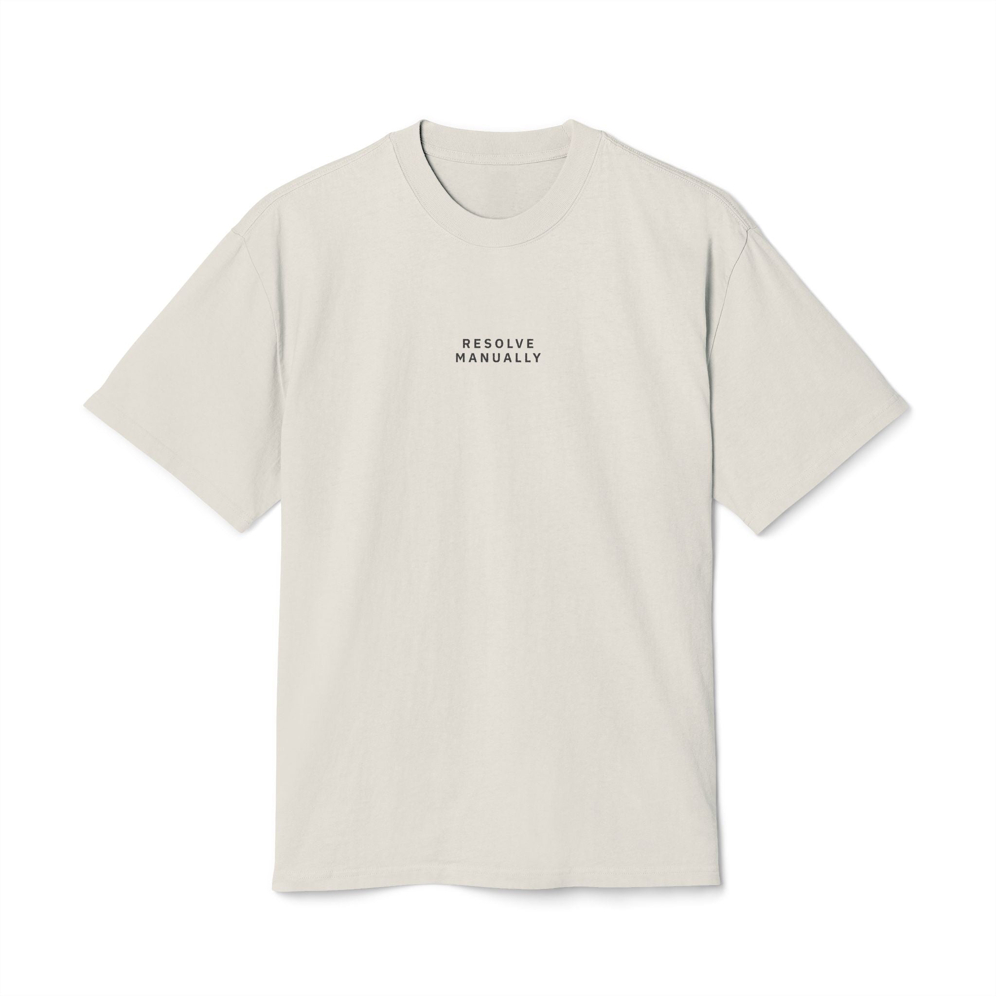 Resolve Manually Tee